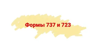 Заполнение формы 737 и 723. По каким параметрам сумма попадает в отчеты?