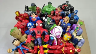 IRONMAN VS SPIDERMAN VS CAPTAIN AMERICA VS HULK VS VENOM VS THANOS SUPERHERO AVENGERS UNBOXING