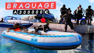 UNE FUITE STRESSANTE APRÈS UN BRAQUAGE À 300 000€ | A4L VICE CITY