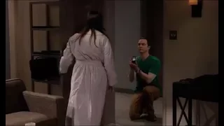 Sheldon pide matrimonio a Amy la teoria del big bang