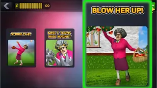 Scary Teacher 3D Blow Her Up Level. Let's Blow Miss T Up By Replacing The Cherries With Bombs😁😎🤣