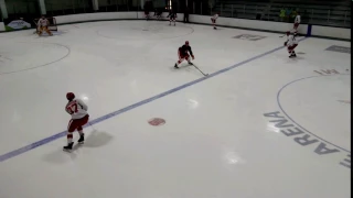 Malte Setkov, Libor Sulak, MIchael Rasmussen, Christoffer Ehn 3 on 1 drill