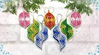 🎄 Ёлочные игрушки из фоамирана 🎄 diy christmas ornaments foam