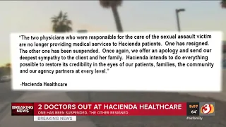 1 Hacienda HealthCare doctor for patient who gave birth suspended, second doctor resigned