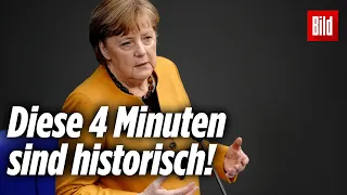 Merkel entschuldigt sich für die Beschlüsse des letzten Corona-Gipfels