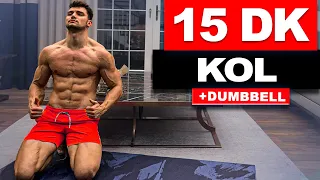 15 DK Efsane Kol Antrenmanı // Biceps & Triceps (Dambıl) | velikaans