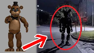 7 Personajes De FIVE NIGHTS AT FREDDY'S Captados en CÁMARA