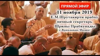 11 ноября 2019 ПРЯМАЯ ТРАНСЛЯЦИЯ ИЗ ВРИНДАВАНА