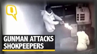 The Quint| Caught on Camera: Unidentified Gunman Attacks Shopkeepers in Mau