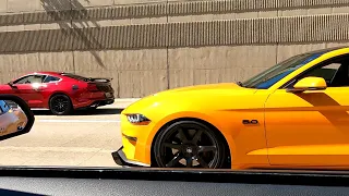 (Auto vs Manual) 2020 Mustang gt 10r80 vs 2018 Mustang gt. (mods in the description)