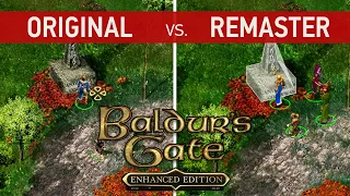 Baldur's Gate: Enhanced Edition Comparison - Original vs. Remaster (Console)