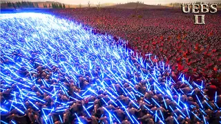 JEDI BLUE WAVE vs 3,000,000 EMPIRE STATE TROOPERS | Ultimate Epic Battle Simulator 2 | UEBS 2