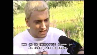 (1999) EMINEM interview "Vans Warped Tour" Montreal, Canada - En Français / French Subtitles