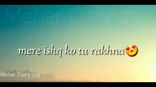 Khali khali dil | WhatsApp status | Armaan Malik | Tera intezaar | Mehar Diary 239