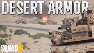 INTENSE ABRAMS TANK BATTLE AND STRYKER COMBINED ARMS FIGHTING | Squad 100 Player Gameplay