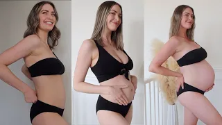 PREGNANCY TRANSFORMATION 🤰 what I looked like two hours before giving birth