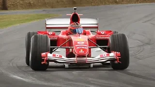 Ferrari F2004 F1 ex Schumacher in Action! 3.0L V10 Engine Melody
