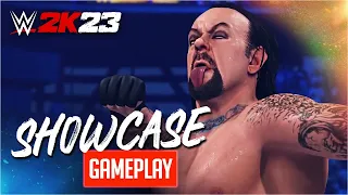 WWE 2K23: JOHN CENA SHOWCASE MATCH GAMEPLAY! Brock Lesnar, Undertaker, AJ Styles & Triple H!