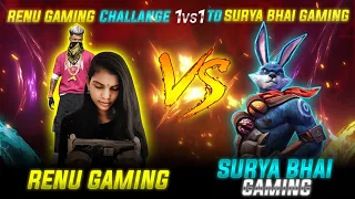 1 vs 1 with @SuryaBhaiGaming9999 || renu gaming vs suryabhaigaming || sister and brother gameplay