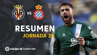 Highlights Villarreal CF vs RCD Espanyol (1-2)