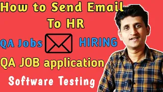 How to Write Email to HR | QA Job Email Format | Software Testing Job Application | Software Testing