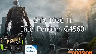 The Division [PC] GTX 1050 Ti 4GB GDDR5 & Intel Pentium G4560 & 8 GB RAM