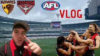 THE BRAD SCOTT ERA BEGINS | HAWTHORN VS ESSENDON AFL MATCHDAY VLOG