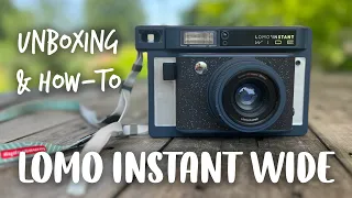 Lomo'Instant Wide Unboxing & Basic How-To with Samples by Cameras & Cats