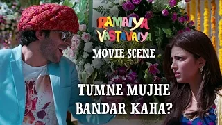 Tumne Mujhe Bandar Kaha? - Ramaiya Vastavaiya Scene - Girish & Shruti