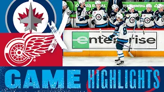 Detroit Red Wings vs. Winnipeg Jets - Game Highlights