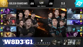 Golden Guardians vs CLG | Week 8 Day 3 S10 LCS Summer 2020 | GG vs CLG W8D3