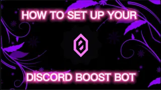 How to setup a Discord Boost Bot (Paid)