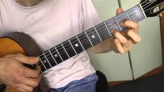 Cours de guitare - Joe DASSIN : Salut les amoureux (3/3) Intro + Pont