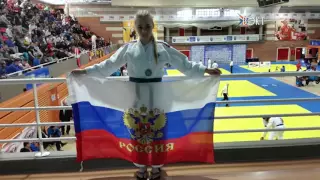 Леди джиу-джитсу.15-летняя Диана Рузанова завоевала серебро чемпионата мира