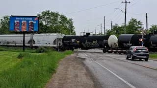 CP Rail Train In Whitby.