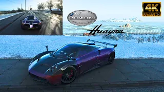 950HP Pagani Huayra Titanium Exhaust System Street Racing!! - Forza Horizon 4 - (4K-Gameplay)