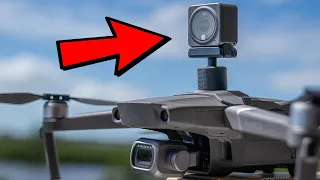I Mounted a DJI Action 2 camera on Mavic Pro 2 Drone | Dual Camera Mavic 3? 🤪