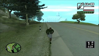 GTA San Andreas. Прохождение: Побей петуха / Триатлон (Лос-Сантос, Санта-Мария).