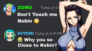 If Zoro and Robin Stuck in a Room | One Piece discord server
