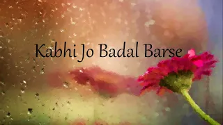 Kabhi jo badal barse | Lyrics | Cover | Female version | Shreya Ghoshal | Arijit Singh | Piano