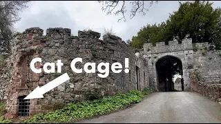 Walking around an antique Castle! (Ruthin Castle in Wales)