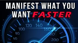 Law of Attraction ADVANCED TECHNIQUE to MANIFEST What You Want FASTER! (POWERFUL!)