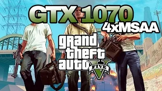 Grand Theft Auto V - MSI GTX 1070 Ultra Settings 4xMSAA 60FPS 1080p