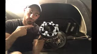 How To Install Wheel Spacers / Adapters The Correct Way ! - JN53