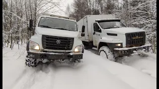 Урал Некст 4х4 и Садко Некст штурмуют снежок