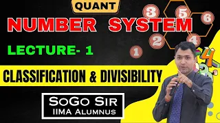 Number System by Sony Sir Lecture-1 | Classification of Numbers I Divisibility Rules | CAT I Quant