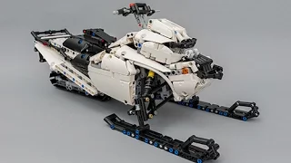 [MOC] LEGO® Technic Snowmobile With SBrick [4K]