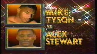 Mike Tyson vs Alex Stewart 1990, ENTIRE HBO PROGRAM