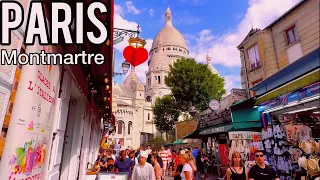 PARIS Montmartre, France, Evning walk - 4K 60fps - Go Walking Tours