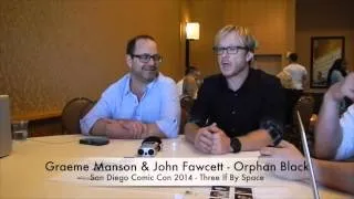 Comic Con 2014 Orphan Black - Graeme Manson & John Fawcett